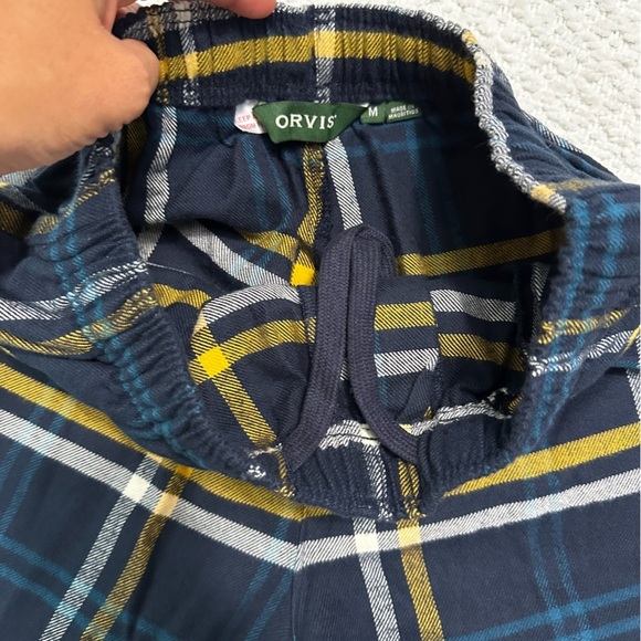 Orvis Perfect Flannel Pajama Bottoms Men’s Size M - Picture 5 of 10